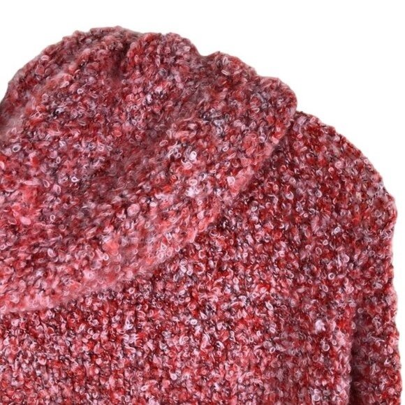 FREE PEOPLE BFF Sweater Cowl Neck Oversized Crop Sweater Size Small - Picture 8 of 16